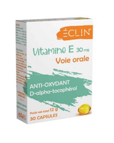 ECLIN VITAMINE-E 30 CAPSULES