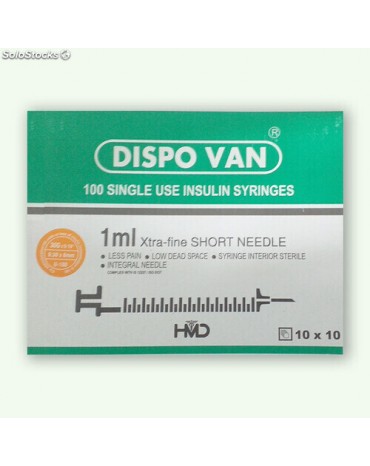 dispovan insulin syringe 1 ml